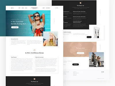 MÁDARA Cosmetics Organic Skincare Sunscreen Web Design cosmetics latvia new riga skincare ui ux