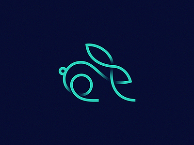 rabbit line logo rabbit