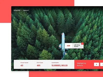 UberAir Concept animation clean dark design graphic design interaction design new project red uber ui ux web design website