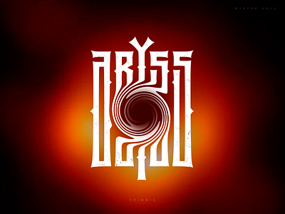 Abyss clothing game high style lettering logo logotype music tshirt typography wiktor ares