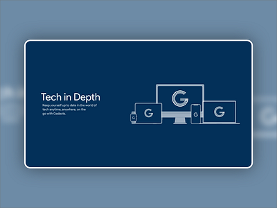 A banner for Gadacts.com apple graphic design illustration poster tech technology ui ui ux design vector wallpaper webpage website website banner