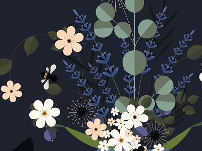 Spring art artwork design designer flat flowers illustration illustration minimal nature vector vector art