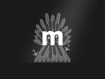 M | 36 Days of Type 36 days of type art design game of thrones illustration letter type