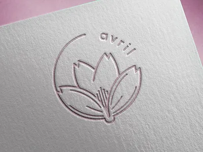 Avril logo reworking brand branding cosmetic logo logotype organic