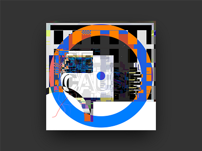 Because album album art album cover color covers design gestaltung graphic design grid grids helvetica minimal music organized pattern proportion scale type typographie typography