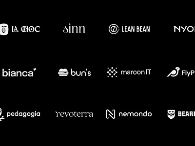 Logofolio - Selected work 2022 abstract brand identity branding letter letters logo logo design logo designer logodesign logofolio logos modern