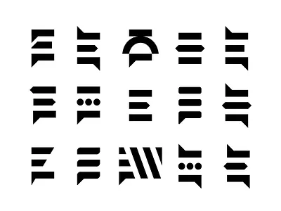 From East To West Consulting brandmark design e east icon letterform logo logomaker logomark mark mark icon symbol symbol vector west