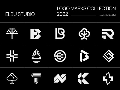 Logo Marks Collection 2022 2022 2023 b brand branding church cloud design electricity finance fintech k logo logos mark modern plus r tree