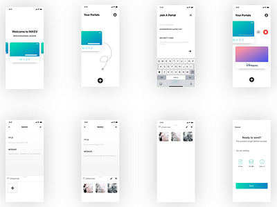 Explore & Redesign A File Transfer App app borderless card clean design drawer file sharing graphic ios 12 light transfer ui upload ux ui