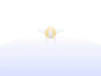 " STAY " 02 design honeybee illustration light colors simple stay