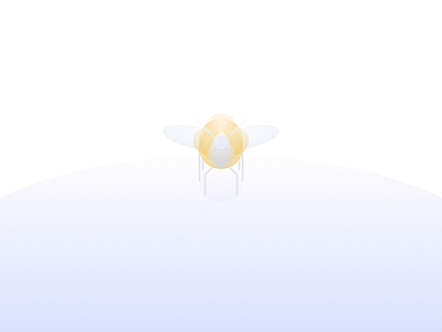 " STAY " 02 design honeybee illustration light colors simple stay