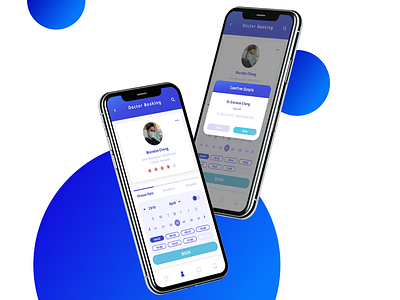 Doctor's Appointment Booking App app appointment booking booking app design doctor illustration jin design jindesign medical app mobile ui ux vector