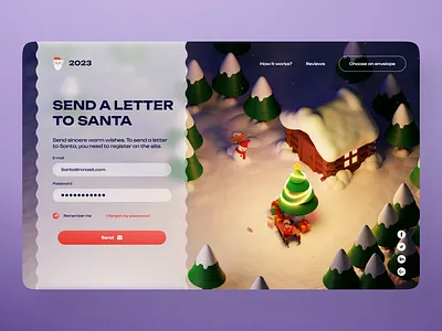 New Year Landing Page Concept design landing landing page landing page design landing page ui landing ui landingpage web