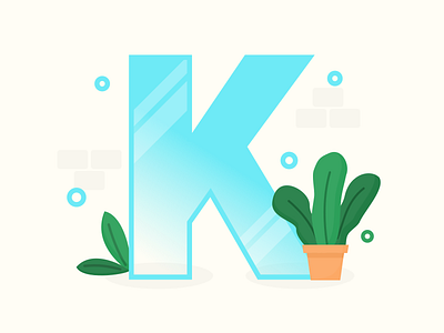 Letter K 36daysoftype plants