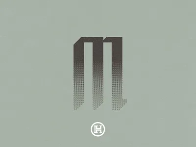 36 days of type M 36 days of type 36 days of type lettering condensed custom display font football freebie freefont glyphsh halftone headfonts industrial letters logo sport texture typeface typography vintage