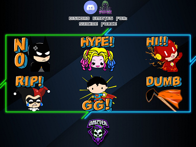 Discord Emotes branding design discord emote emotes illustration vector