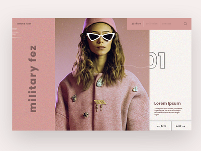 Military Fez 2 branding design digital design layout design typography ui ui deisgn user interface web