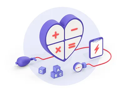 SAS 02 — Calculate your risks! 3d brochure c4d cgi cinema4d cover cover book health healthcare illustration medical medicine social vibrant