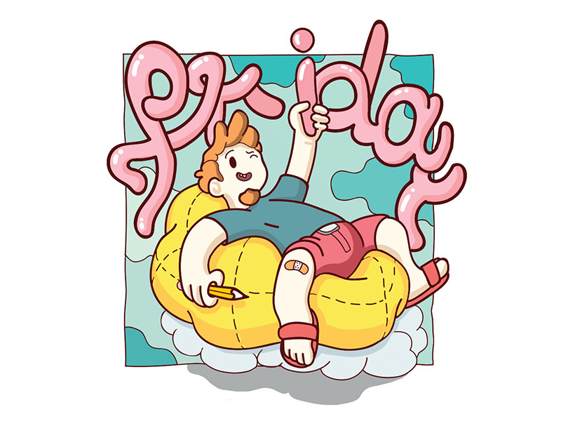 Example of Friday - Sticker