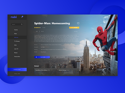 Tv App Ui Design Daily UI Challenge app card challenge concept dailyui design tv app tvui ui uichallenge