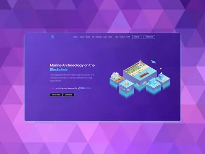 Crypto project design flat minimal ui vector web website