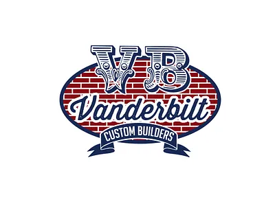 Vander Bilt badge branding design flat identity illustrator lettering logo logo design logo logodesign logo design minimal modren professional retro retro badge typography vector vinatge vintage website