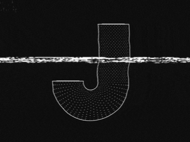 Late Night Alphabet: J abstract animation collage gif illustration letterdesign mograph