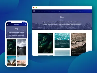 Ecom Experts Website Blog Page blog blogpage mobiledesign template uidesign webdesign websitedesign