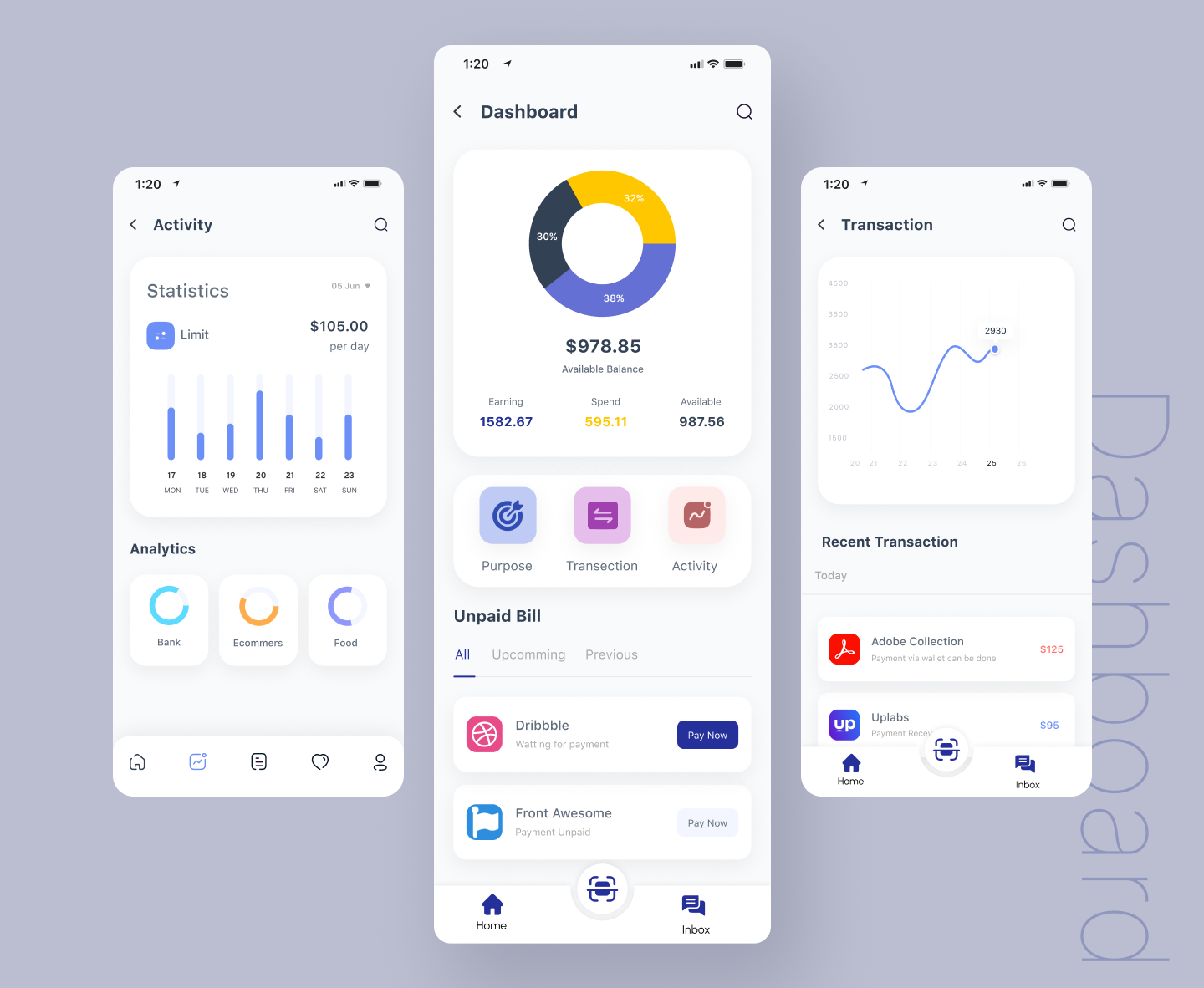 Example of Digital Wallet Mobile App Design Figma