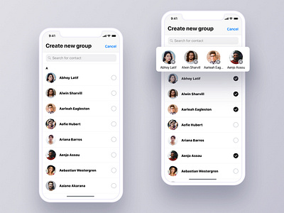 Messaging Screen android app application article cards chat design events feed interface ios messaging messenger mobile search stories ui ux