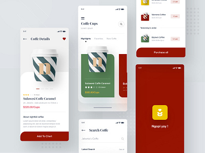 Coffee Shop app apps branding clean coffee coffee app coffee bar dashboard design designer desktop illustration interface landing minimalist mobile smooth typography ui website white