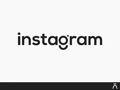 Instagram wordmark icon instagram instagram logo instagram wordmark logo logo design social media social media icon wordmark