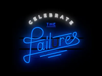 Old but gold celebrate event fail failure fluorescent graphic illustration lights summer summit