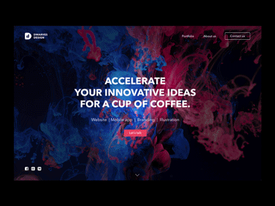 Dwarves Design Website interaction design prototype typography ui website