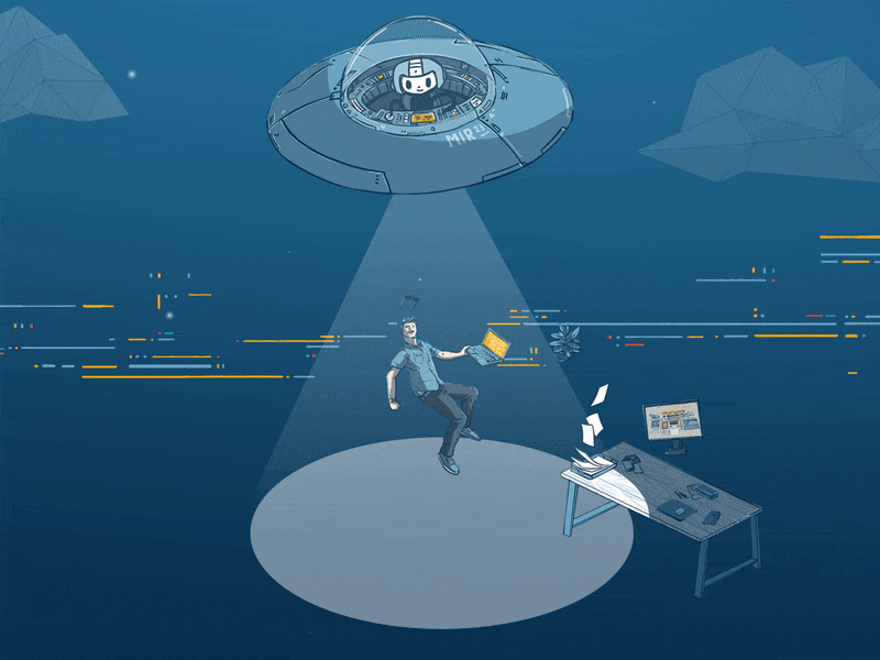 Careers Page 2k19 update artwork branding drawing handmade illustration mirumee webdesign