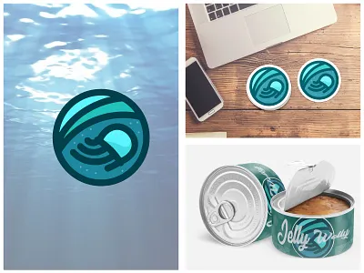 Minimal Jellyfish Badge badge design drawing dribbble flatvector graphicdesign icon illustration jellyfish logodesign logodesigner logoplace logos minimal photoshop sea timelapse tutorial vector vectorart