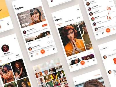 Daily exercise 031 animation app clean color concept design dribbble ios mobile new photo photo album photo app photoshop redesign ui ux white