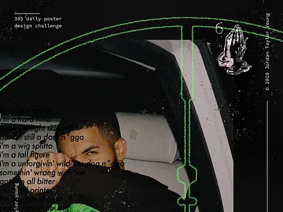 215 / 365 365 365 challenge 6 god adobe illustrator adobe indesign adobe photoshop design design daily drake futura graphic design minimal poster poster design typography