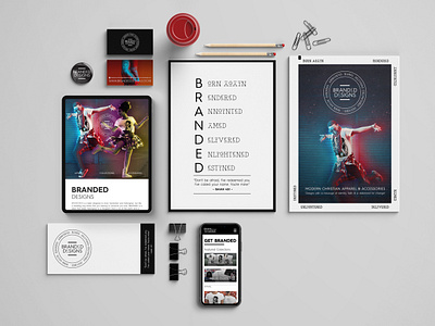 BRANDED Designs Stationary 2 branding design freelancer krystlesvetlana logo design webdesign webflow