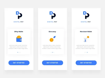 Onboarding app color cryptocurrency design illustration logo minimal mobile onboarding payment app ui ux walkthrough wallet