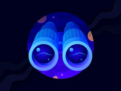 Telescope and Universe blue planet purple space technology telescope universe