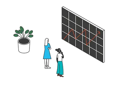 performance character illustration plant simple