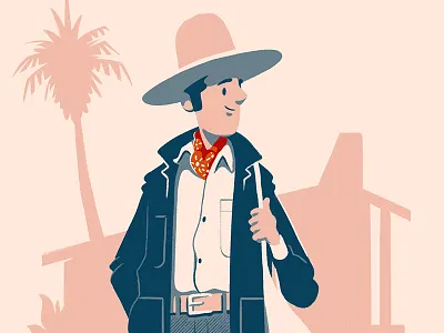 Oh yeah workwear! character design design dog doggo editorial art fashion goodboy illustration illustrator mens mens clothing mens fashion photoshop pupperino workwear