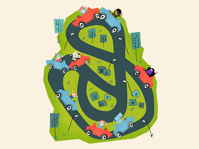 Mega64 Gamedays autopia clothing design disneyland illustration mega64 mid century design mid century modern mid mod shirt design tshirt design