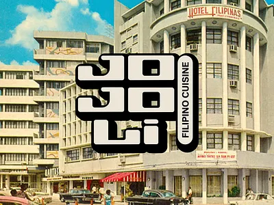 Jojoli Logo 3 3d dimensional lettering geometric lettering logo logotype perspective type typography vector vintage