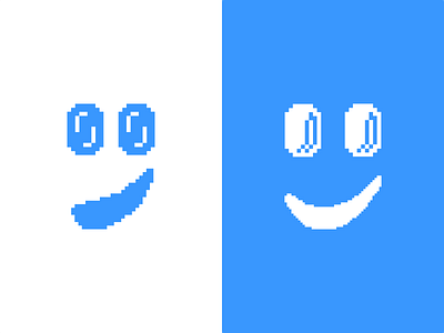 Smile 8 bit buddy coin emoji game icon icon app logo pixel pixel art smiley smiley face