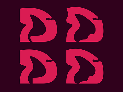letter D design experiment graphic design hand lettering typography art vector wobbly