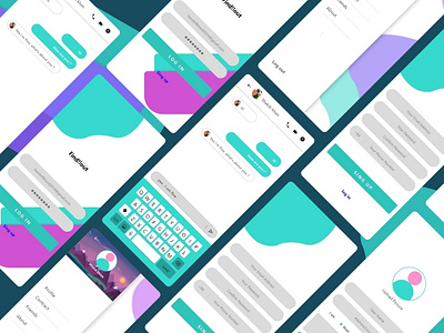 Chat apps Design Concepts android app android ui apps concepts landing page log in mobile mobile ui sign up ui designer web web concept web design