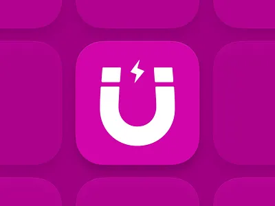 Attrct - The story dating app icon app app branding apple appstore dating app download free icon instagram ios iphone logo magenta magnet snapchat tinder