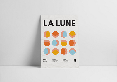 Moon Poster Design illustration illustrator indesign minimalist photoshop poster poster art poster design type type exploration